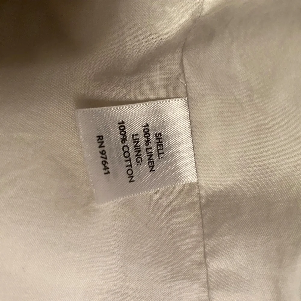J. Jill white sleeveless linen short dress with pockets - Picture 4 of 4
